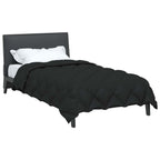 Duvet Invernale Nero 155 x 220 cm Microfibra