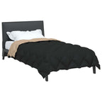 Duvet Invernale Nero e Talpa 135 x 200 cm Microfibra