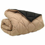 Duvet Invernale Nero e Talpa 240 x 260 cm Microfibra