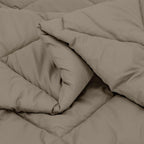 Duvet Invernale Grigio chiaro 140 x 200 cm Microfibra