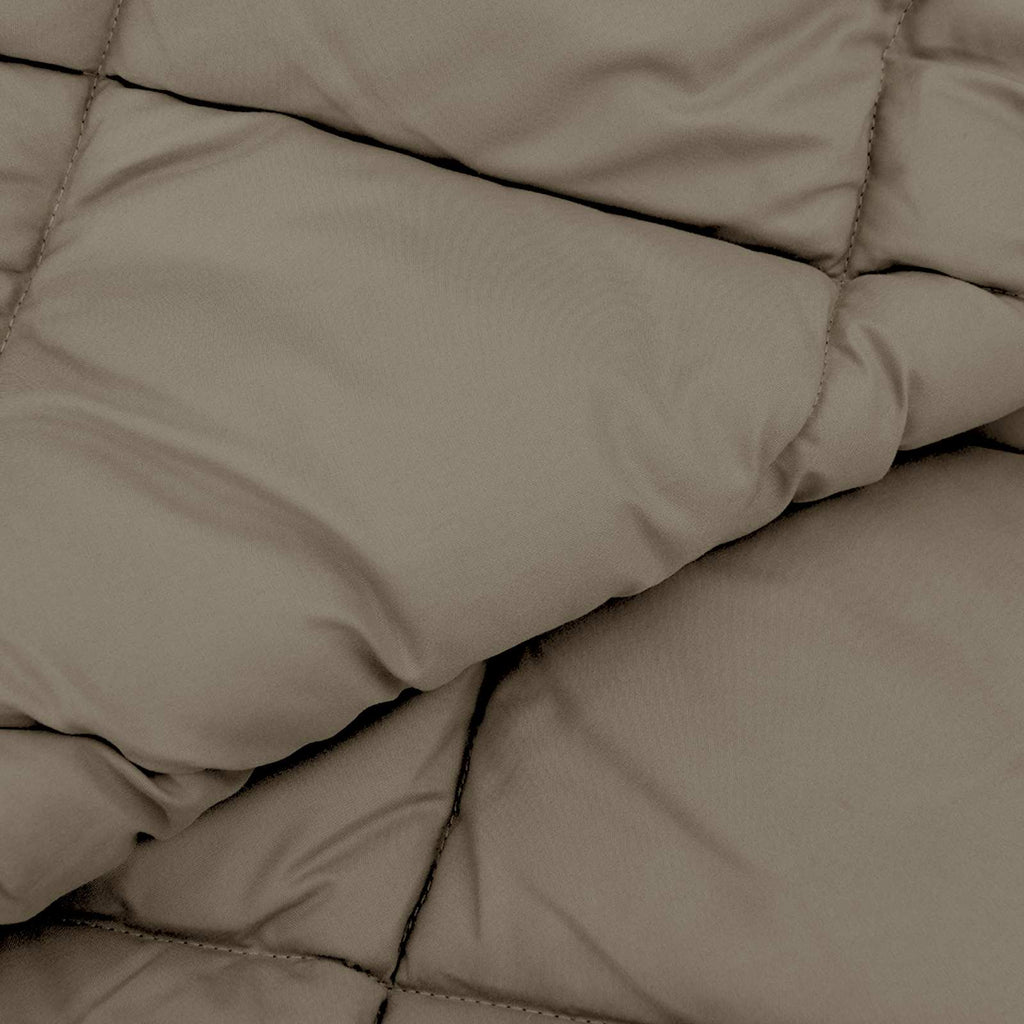Duvet Invernale Grigio chiaro 140 x 200 cm Microfibra