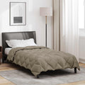 Duvet Invernale Grigio chiaro 140 x 200 cm Microfibra