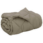 Duvet Invernale Grigio chiaro 140 x 200 cm Microfibra