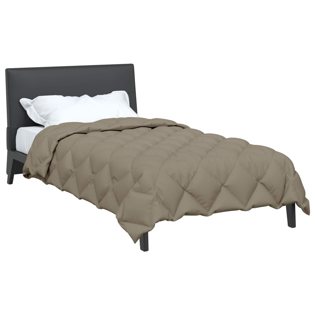 Duvet Invernale Grigio chiaro 140 x 200 cm Microfibra