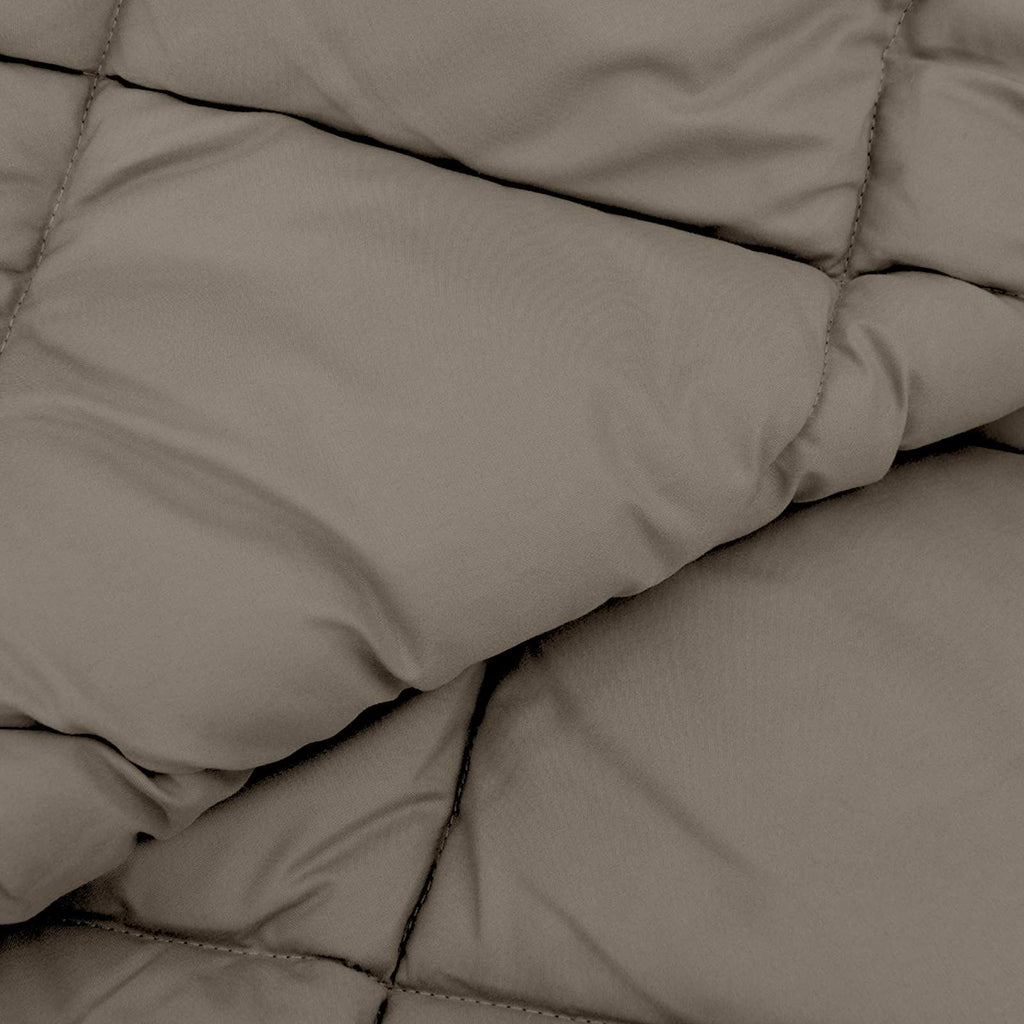 Duvet Invernale Grigio chiaro 220 x 240 cm Microfibra