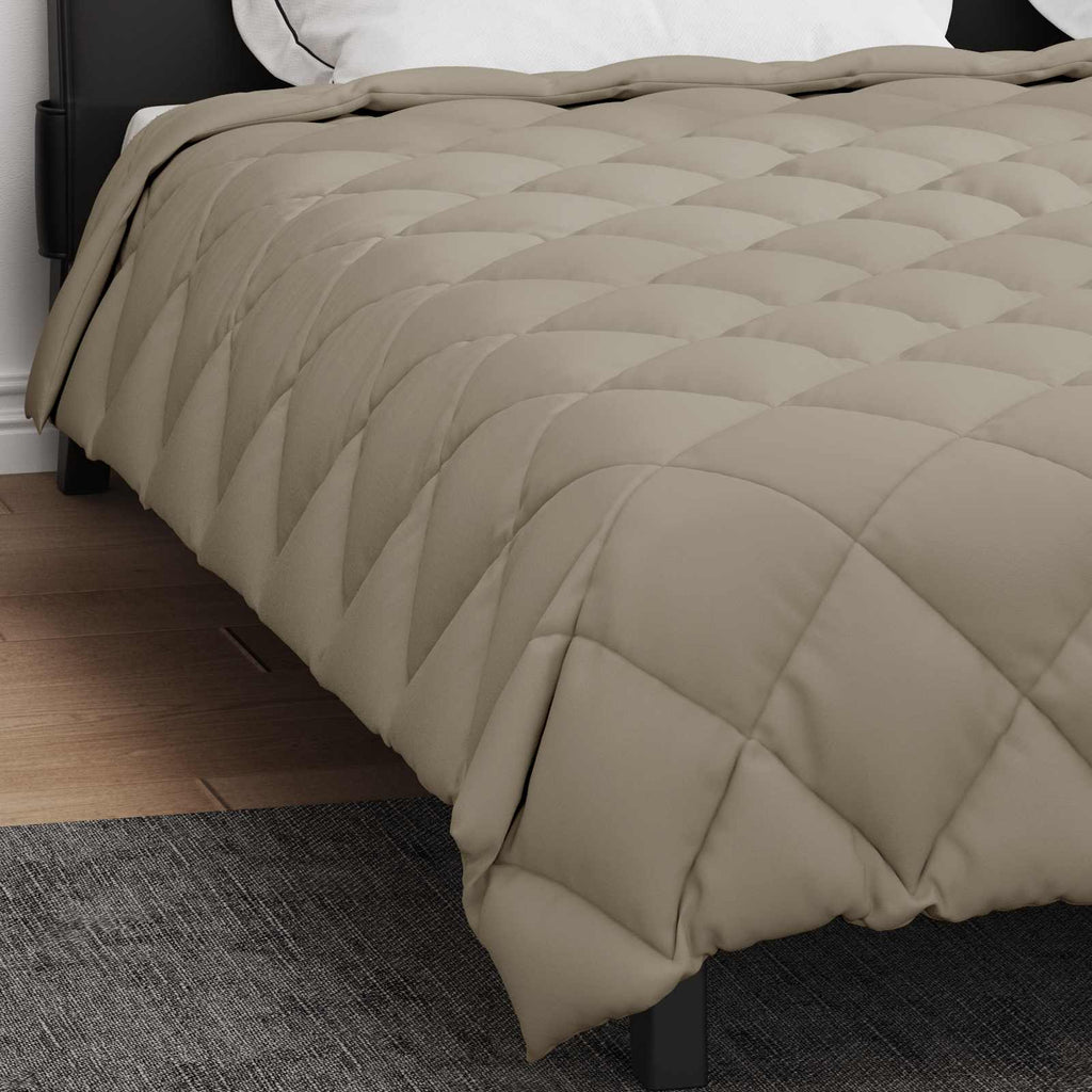 Duvet Invernale Grigio chiaro 220 x 240 cm Microfibra