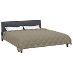 Duvet Invernale Grigio chiaro 220 x 260 cm Microfibra