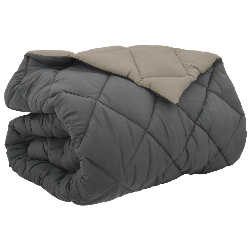 Duvet Invernale Grigio chiaro e Antracite 200 x 200 cm