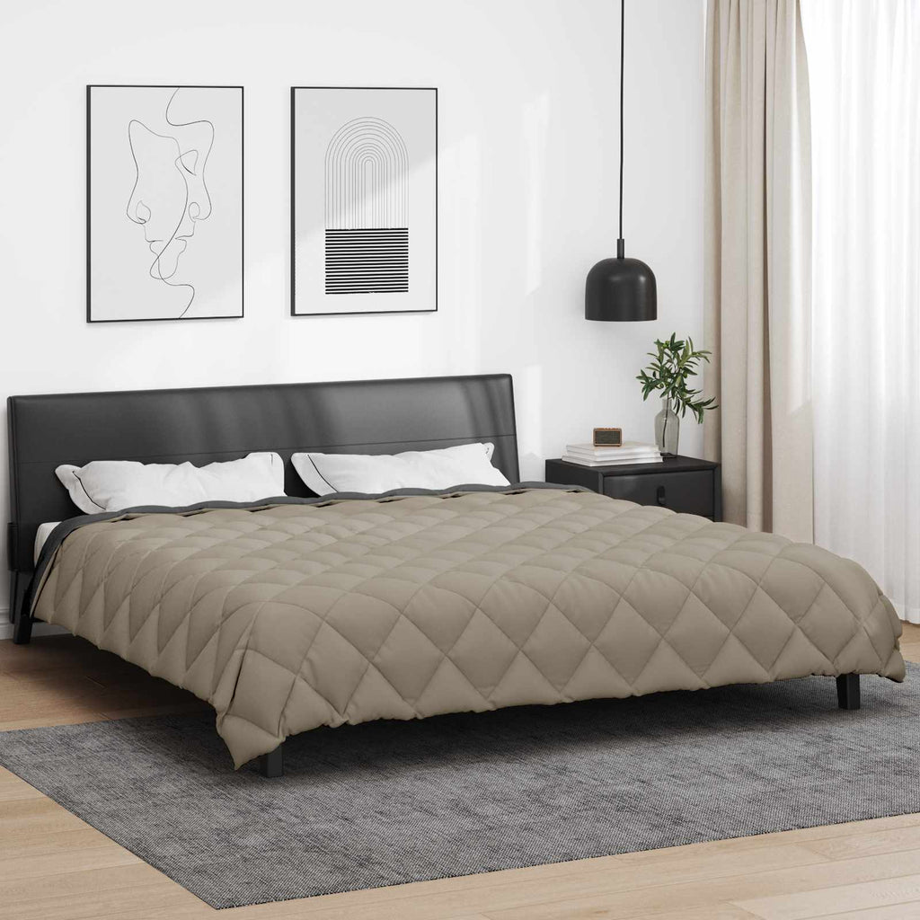 Duvet Invernale Grigio chiaro e Antracite 200 x 240 cm