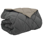 Duvet Invernale Grigio chiaro e Antracite 220 x 240 cm