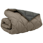 Duvet Invernale Grigio chiaro e Antracite 220 x 240 cm