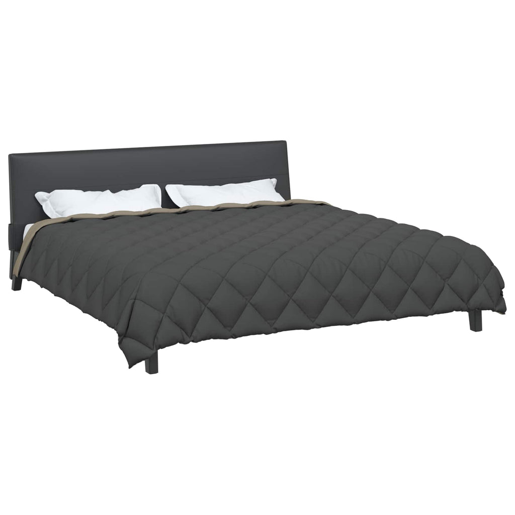 Duvet Invernale Grigio chiaro e Antracite 220 x 260 cm