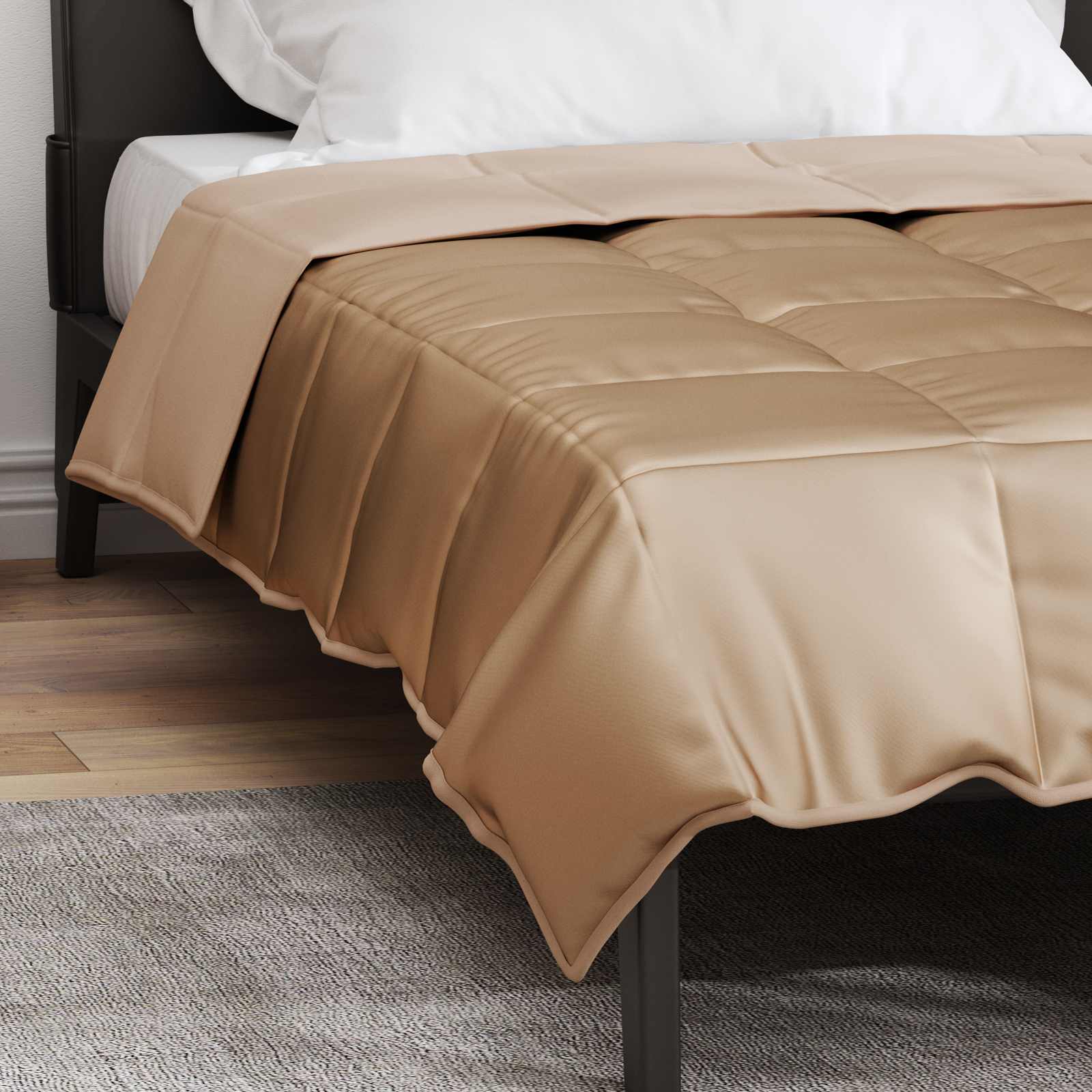 Duvet Estivo Oro 155 x 220 cm Satin e Micropile