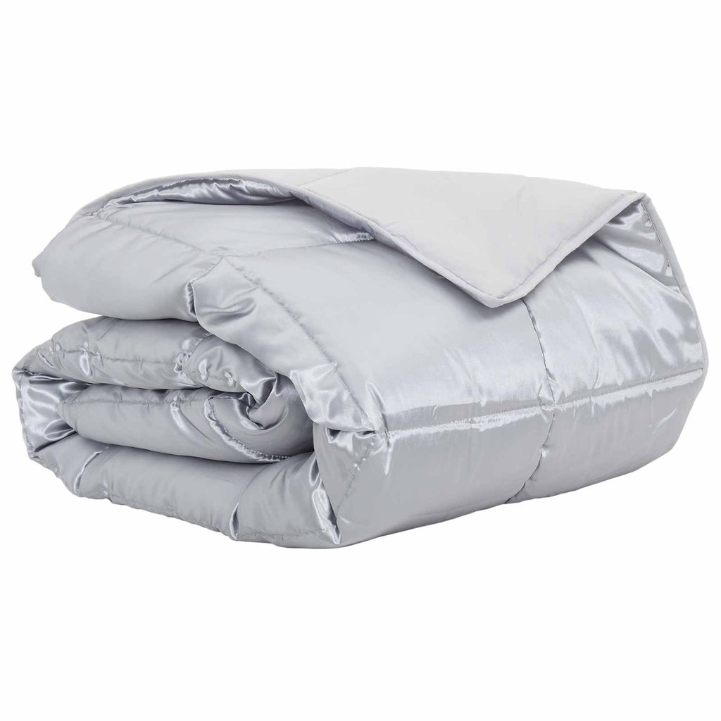 Duvet Estivo Argento 140 x 200 cm Satin e Micropile