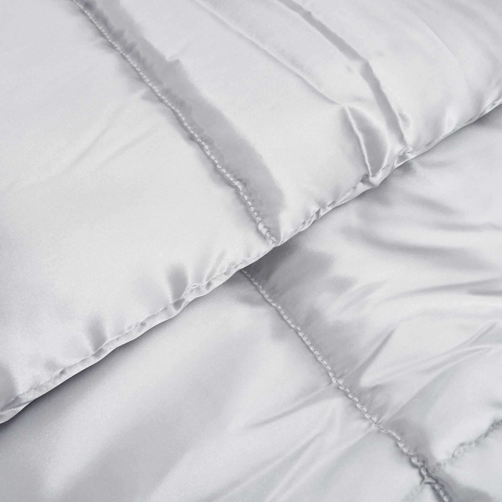 Duvet Estivo Argento 155 x 220 cm Satin e Micropile
