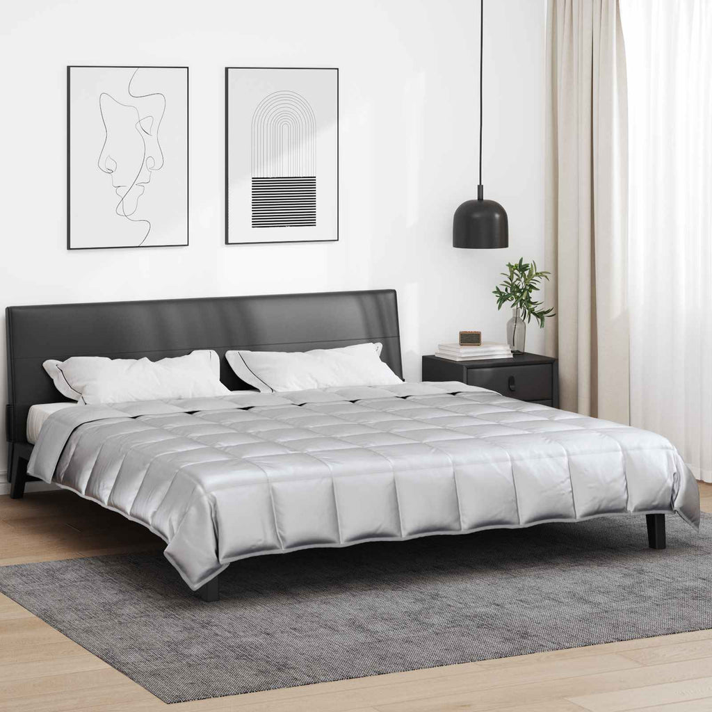 Duvet Estivo Argento 200 x 200 cm Satin e Micropile