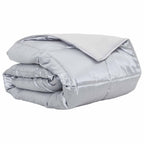 Duvet Estivo Argento 240 x 260 cm Satin e Micropile