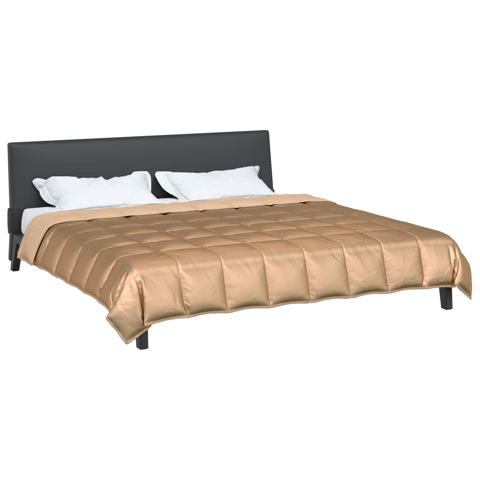 Piumone Completo Annuale Oro 200 x 220 cm Satin e Micropile