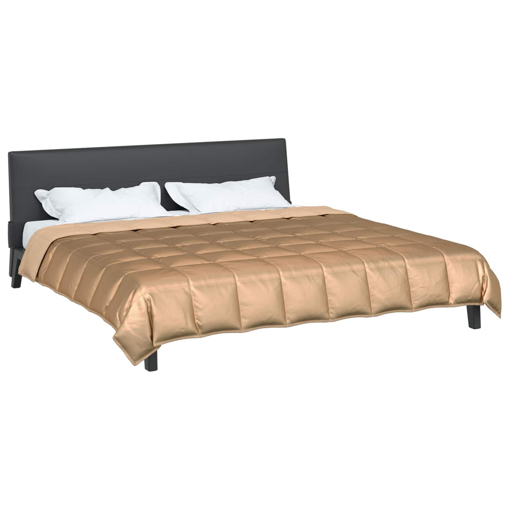 Piumone Completo Annuale Oro 220 x 240 cm Satin e Micropile