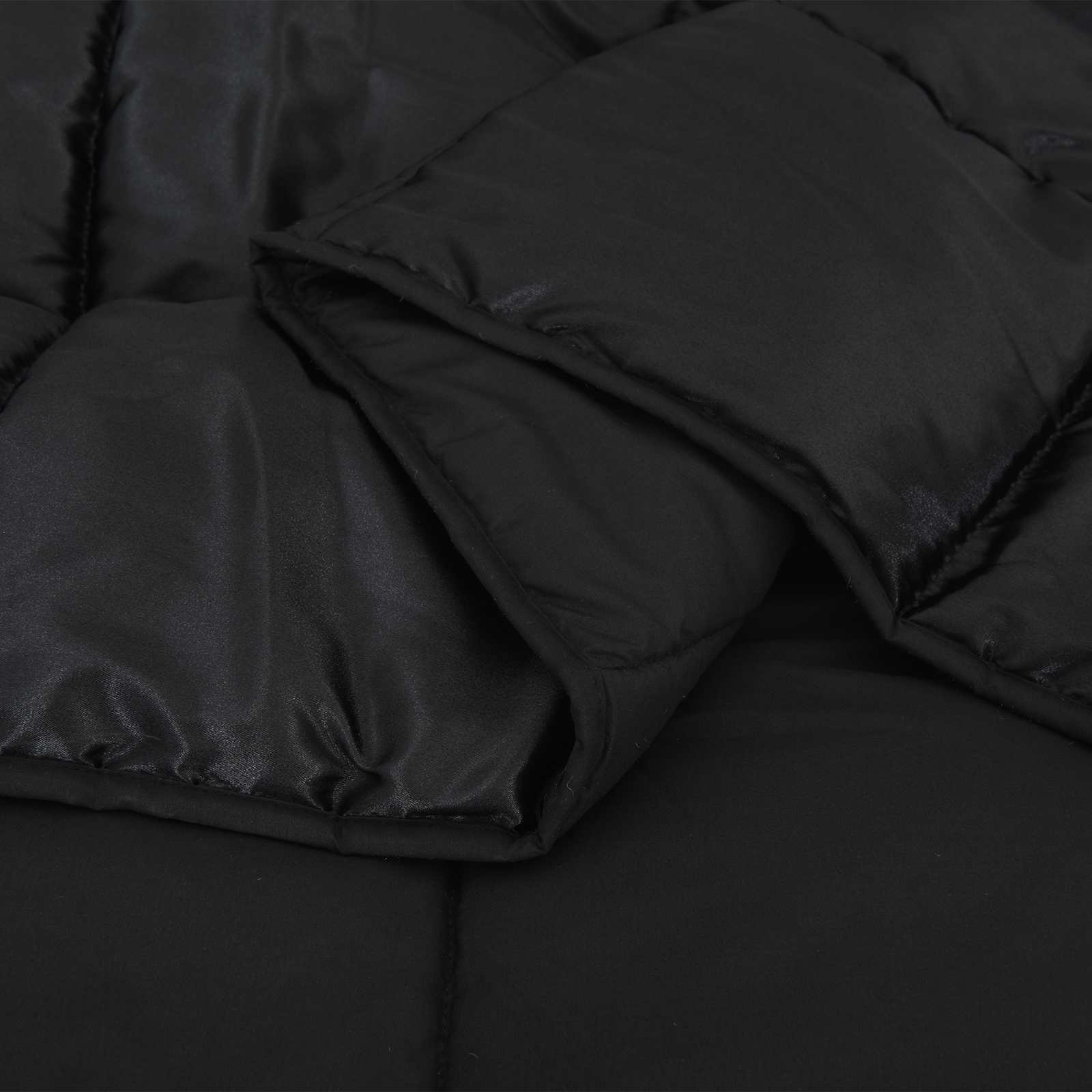 Piumone Completo Annuale Nero 140 x 200 cm Satin e Micropile