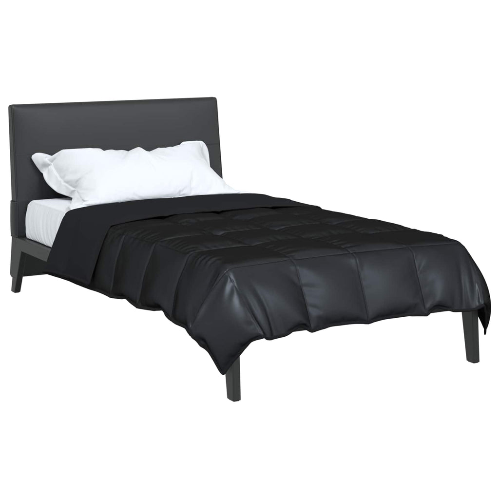 Piumone Completo Annuale Nero 140 x 200 cm Satin e Micropile