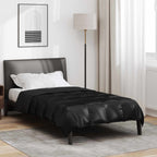 Piumone Completo Annuale Nero 155 x 220 cm Satin e Micropile