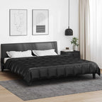 Piumone Completo Annuale Nero 200 x 200 cm Satin e Micropile