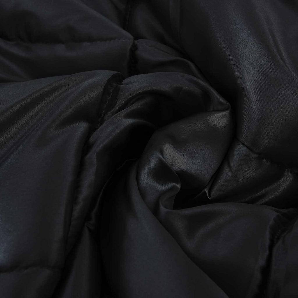 Piumone Completo Annuale Nero 200 x 240 cm Satin e Micropile
