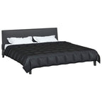 Piumone Completo Annuale Nero 200 x 240 cm Satin e Micropile