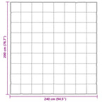Piumone Completo Annuale Nero 200 x 240 cm Satin e Micropile