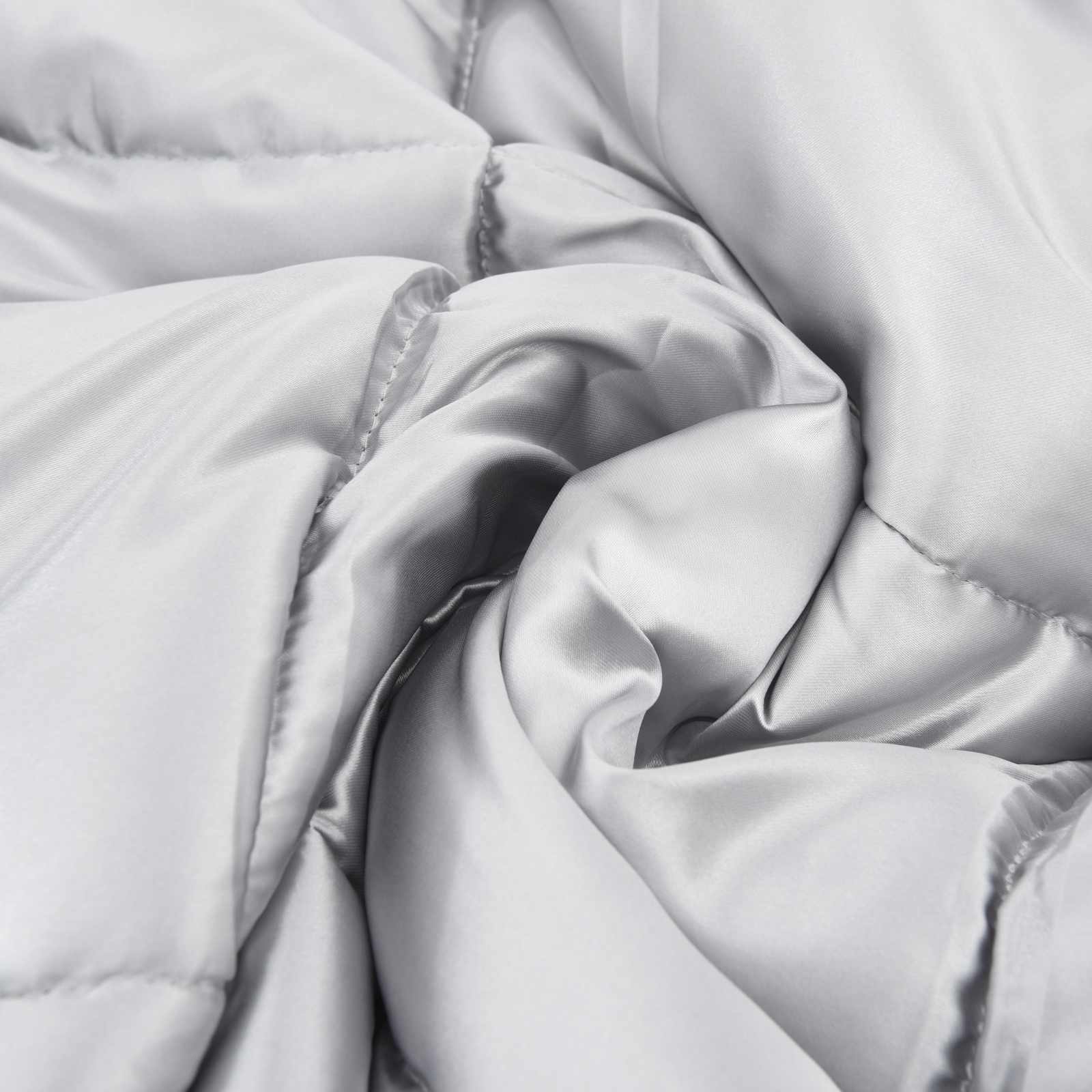 Piumone Completo Annuale Argento 135 x 220 cm Satin e Micropile