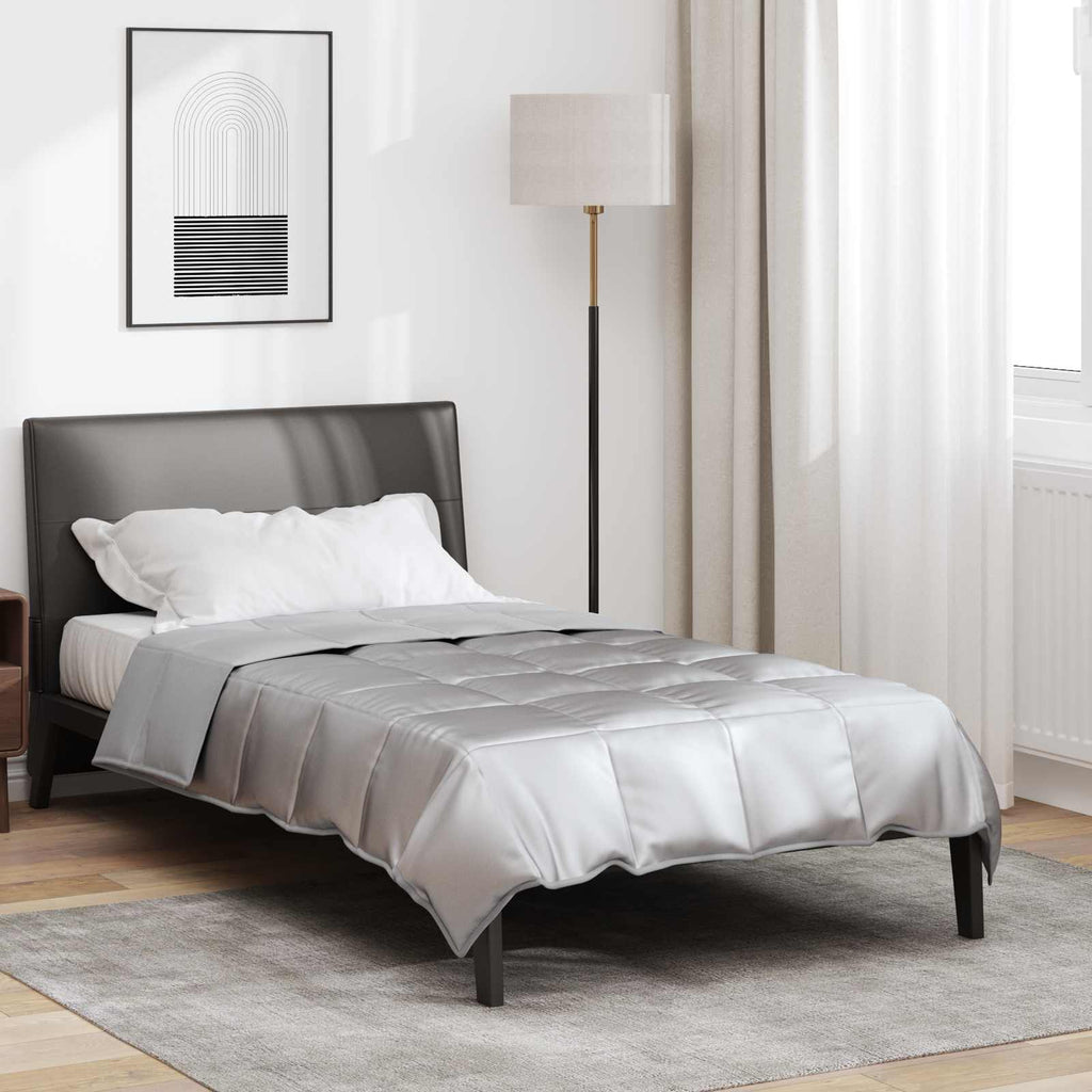 Piumone Completo Annuale Argento 140 x 220 cm Satin e Micropile