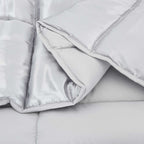Piumone Completo Annuale Argento 220 x 240 cm Satin e Micropile