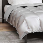 Duvet Invernale Argento 135 x 200 cm Satin e Micropile