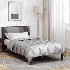 Duvet Invernale Argento 155 x 220 cm Satin e Micropile