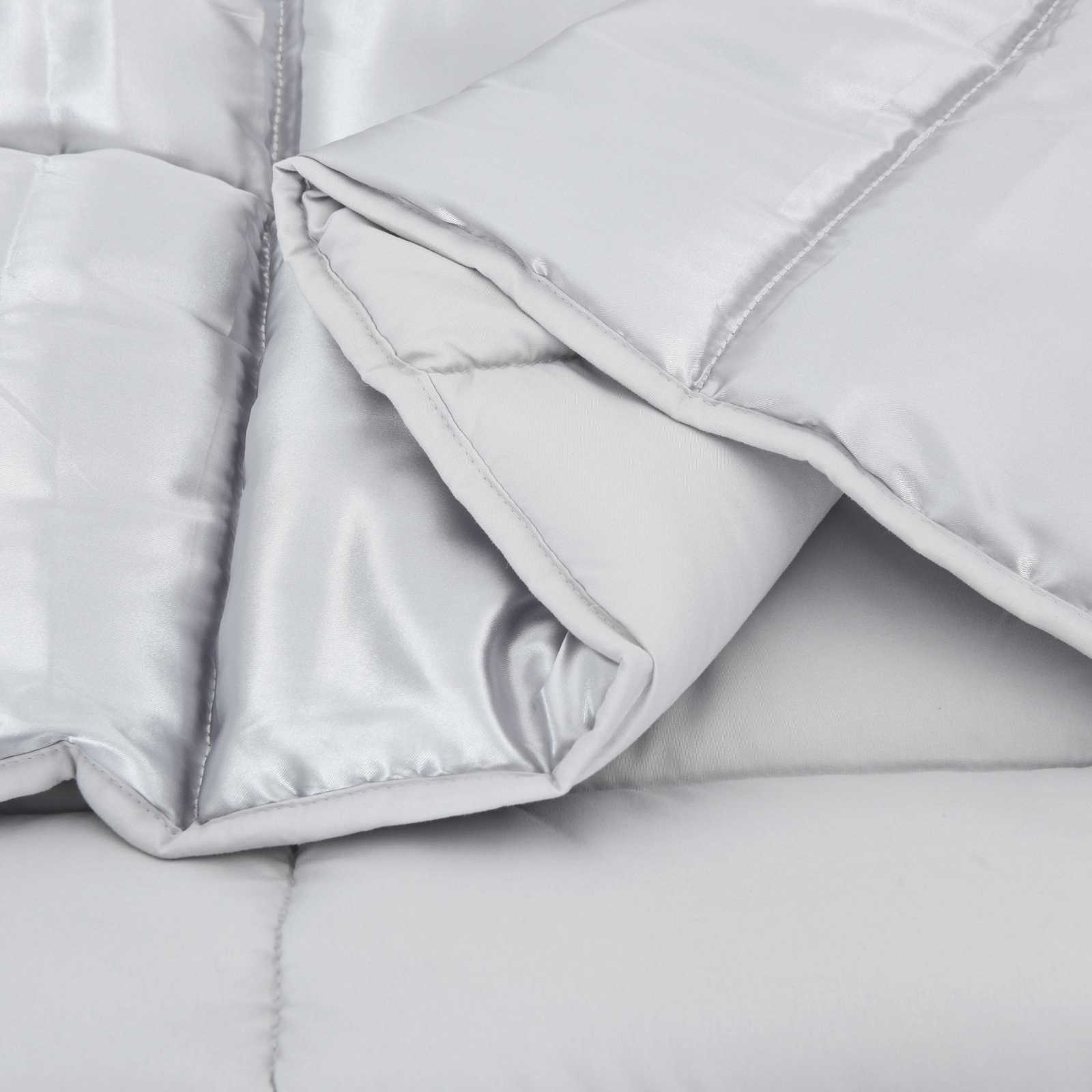 Duvet Invernale Argento 200 x 200 cm Satin e Micropile