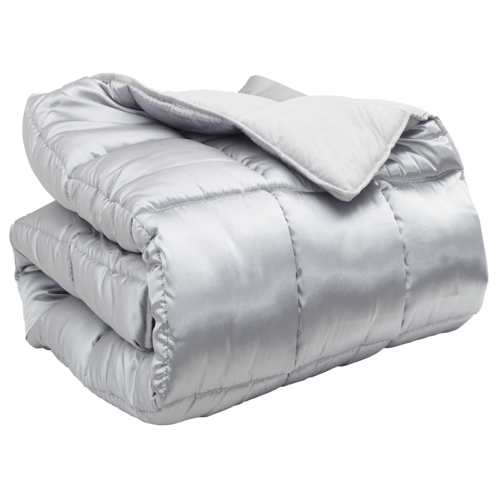 Duvet Invernale Argento 200 x 240 cm Satin e Micropile
