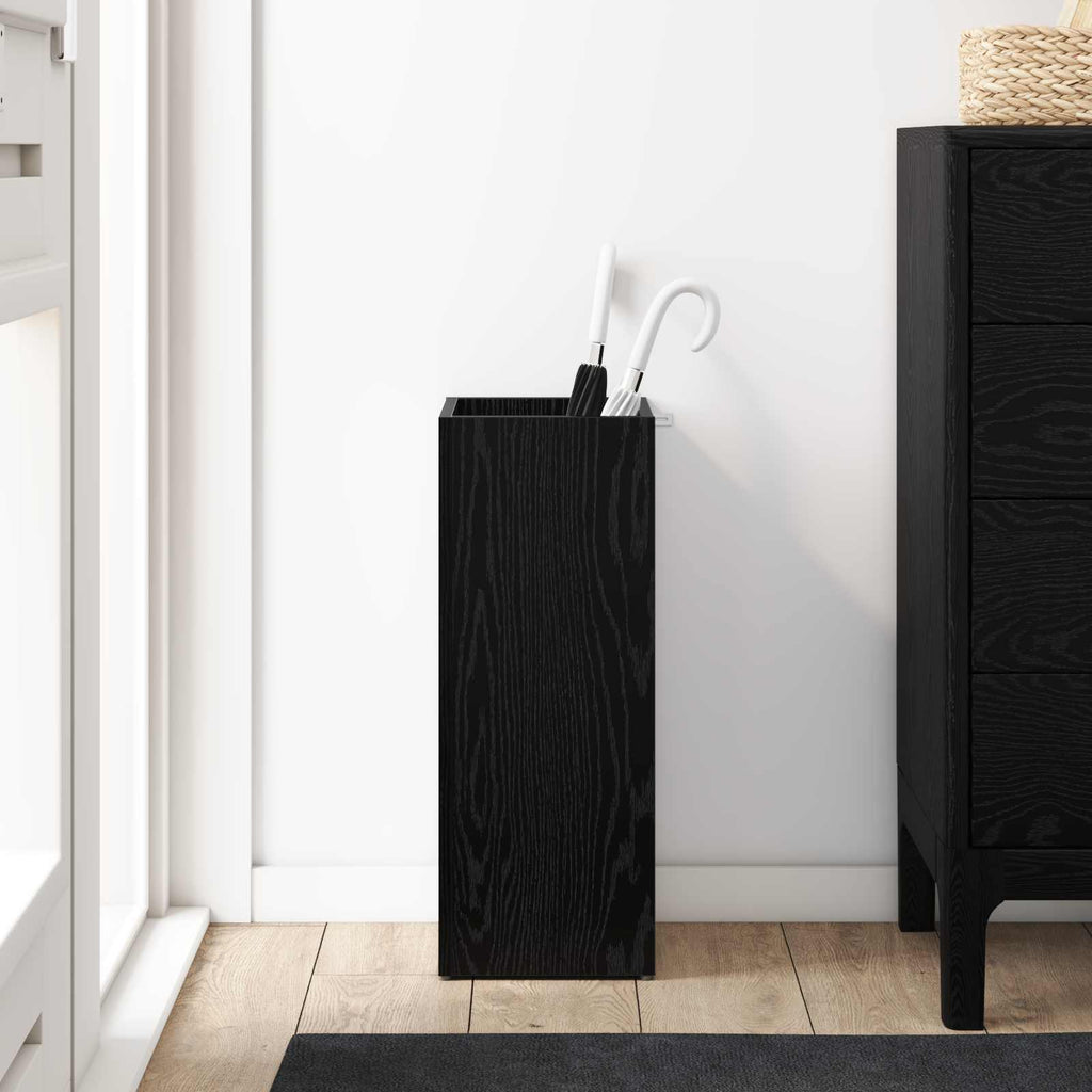 Supporto per Ombrellone Rovere Nero 25 x 24,5 x 64 cm