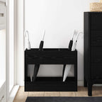 Supporto per Ombrellone Rovere Nero 65 x 24 x 50 cm