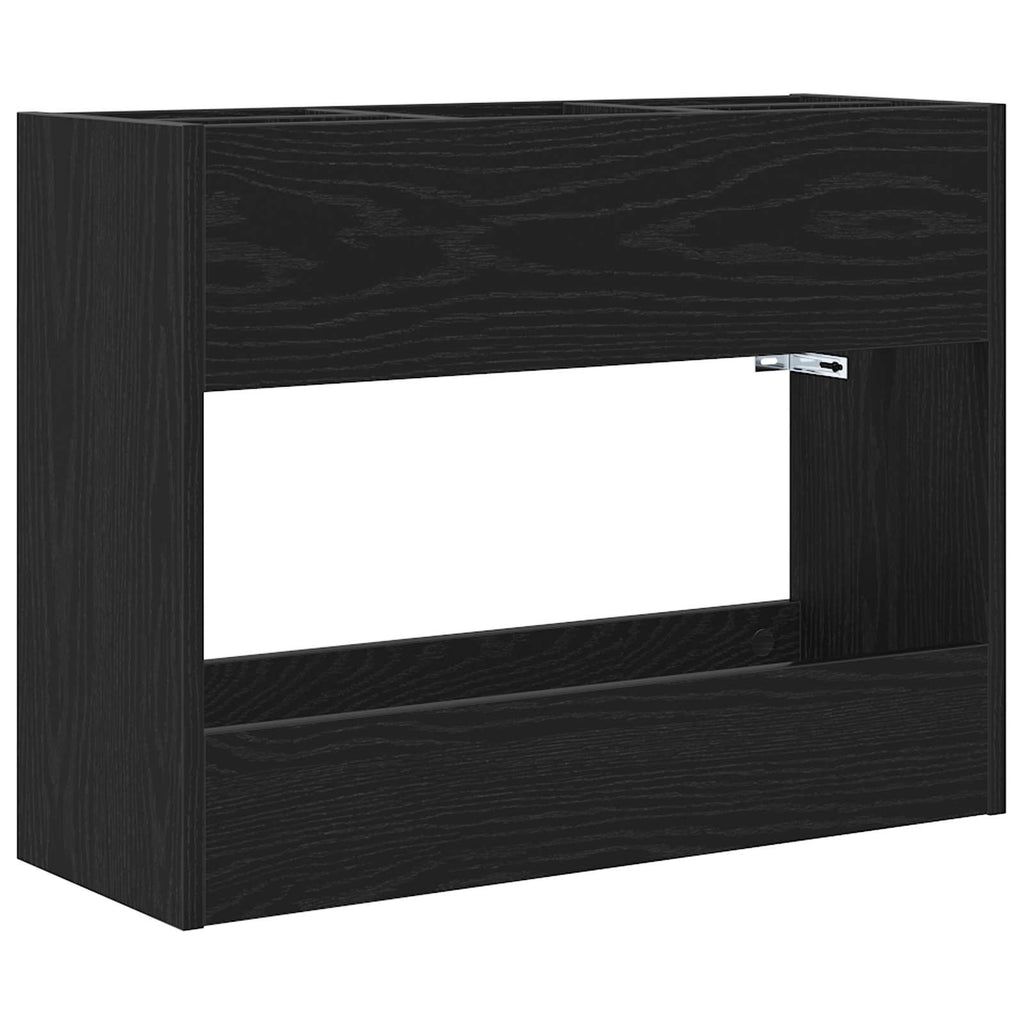 Supporto per Ombrellone Rovere Nero 65 x 24 x 50 cm