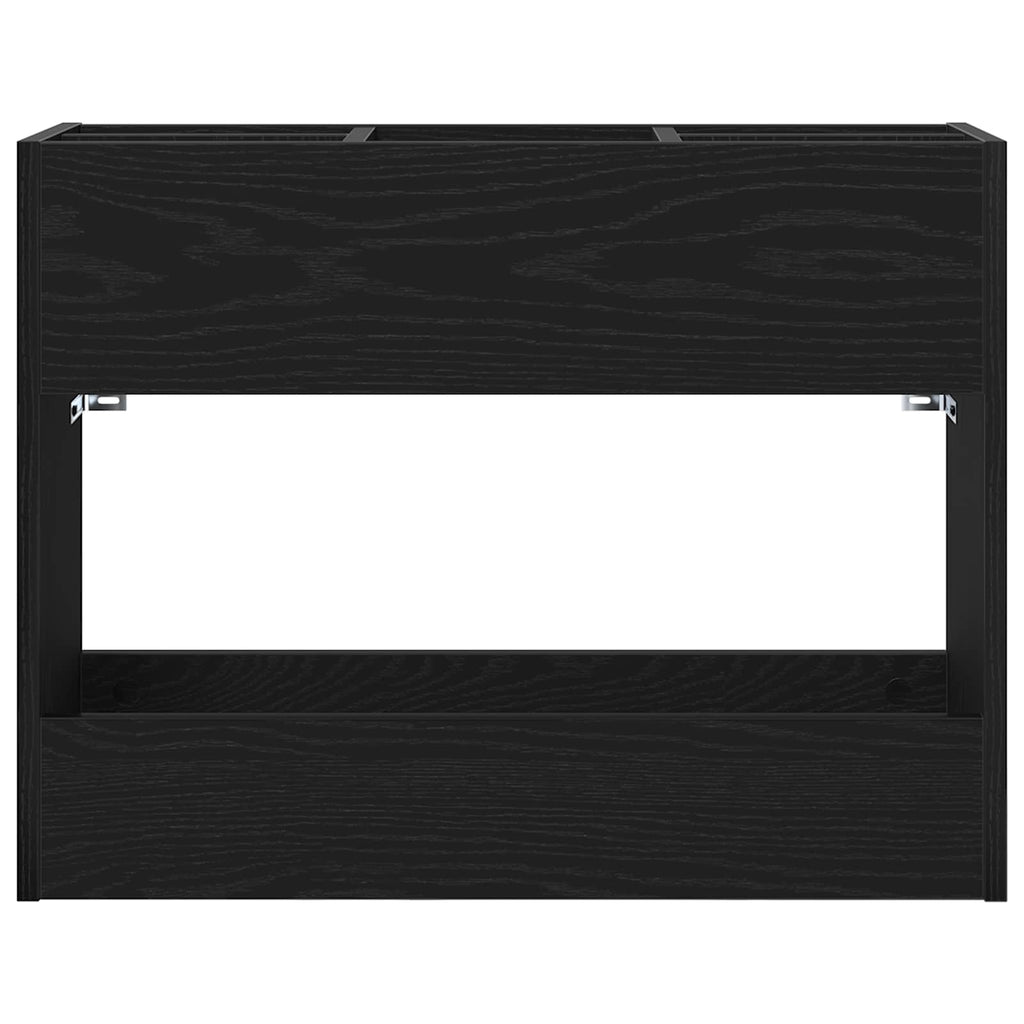 Supporto per Ombrellone Rovere Nero 65 x 24 x 50 cm