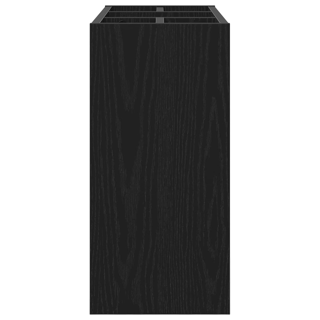 Supporto per Ombrellone Rovere Nero 65 x 24 x 50 cm