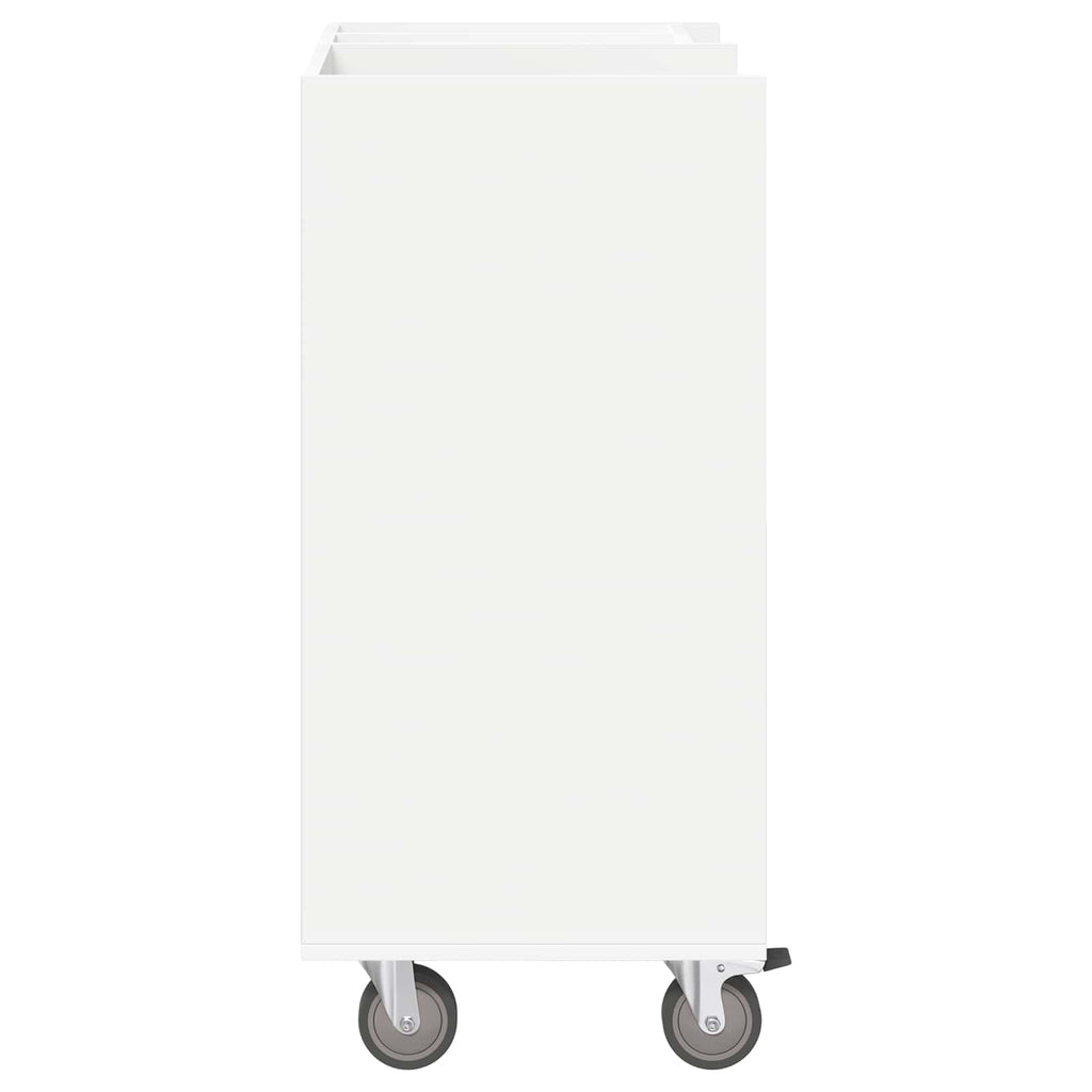 Armadio per Golf con ruota Tinta unita Bianco 65 x 45 x 98 cm
