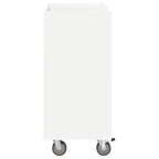 Armadio per Golf con ruota Tinta unita Bianco 65 x 45 x 98 cm
