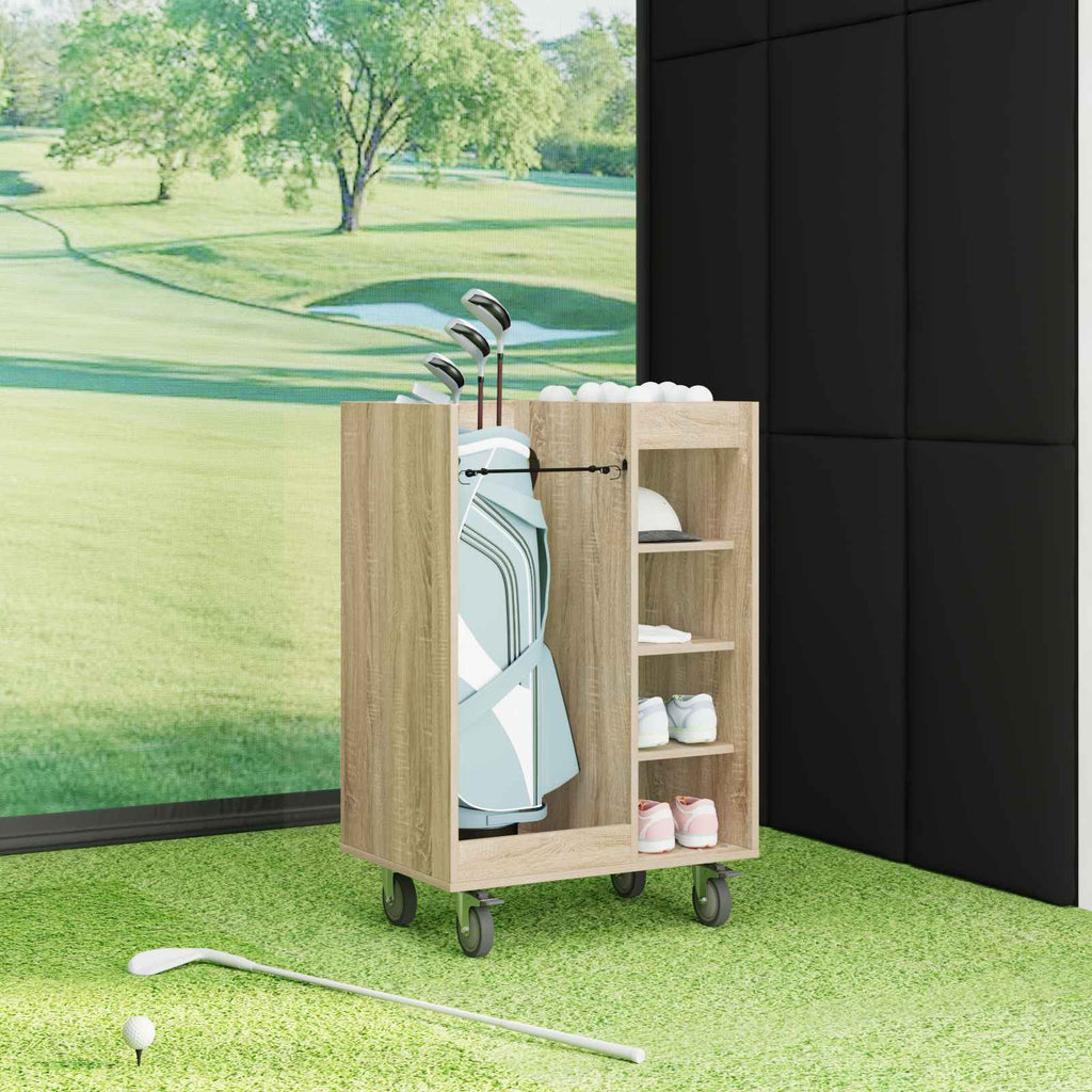Armadio per Golf con ruota Rovere Sonoma 65 x 45 x 98 cm