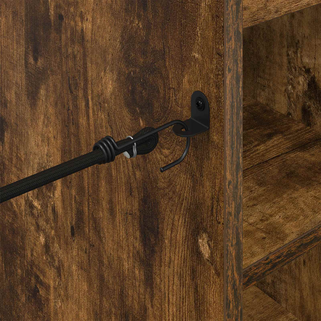 Armadio per Golf con ruota Rovere fumé 65 x 45 x 98 cm