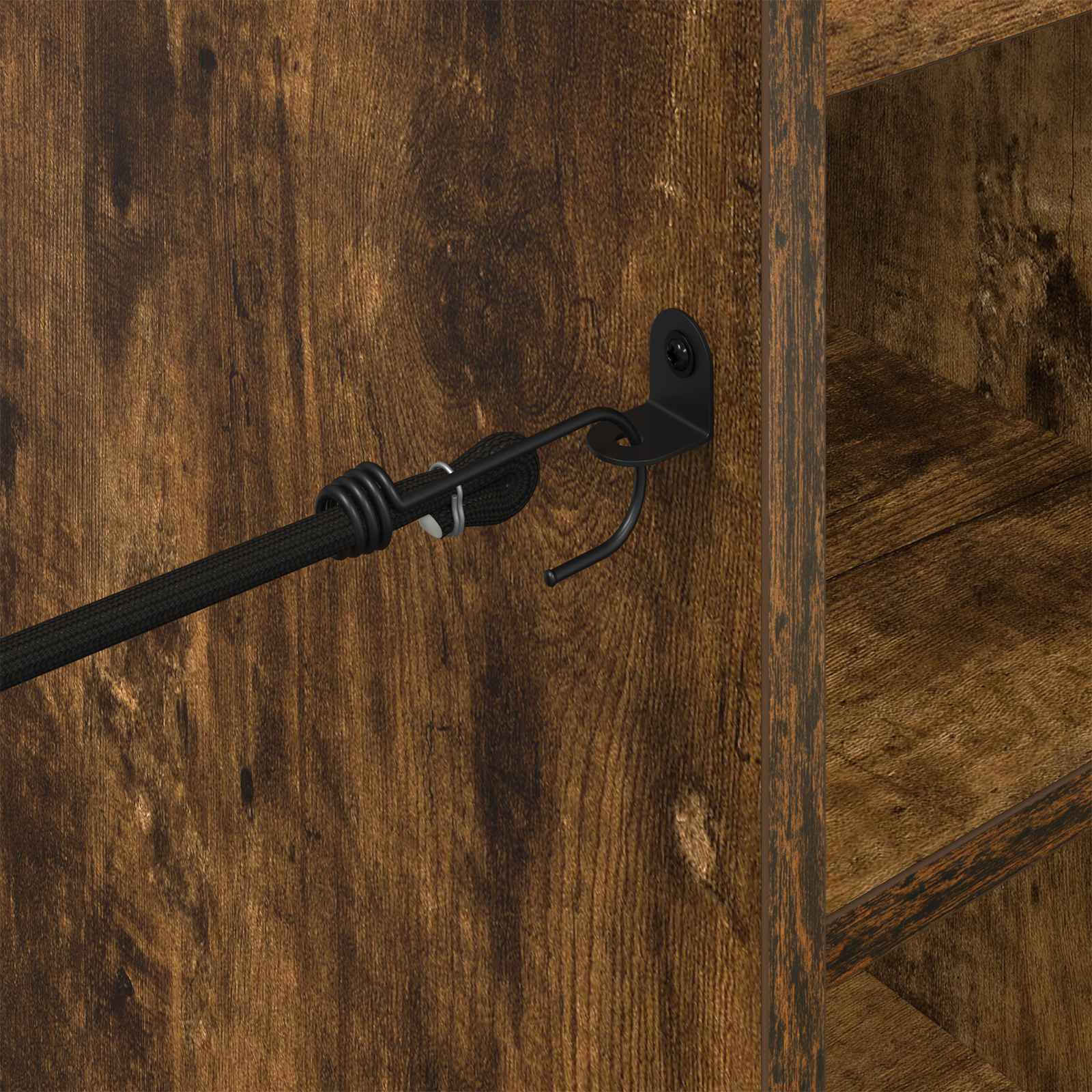 Armadio per Golf con ruota Rovere fumé 65 x 45 x 98 cm