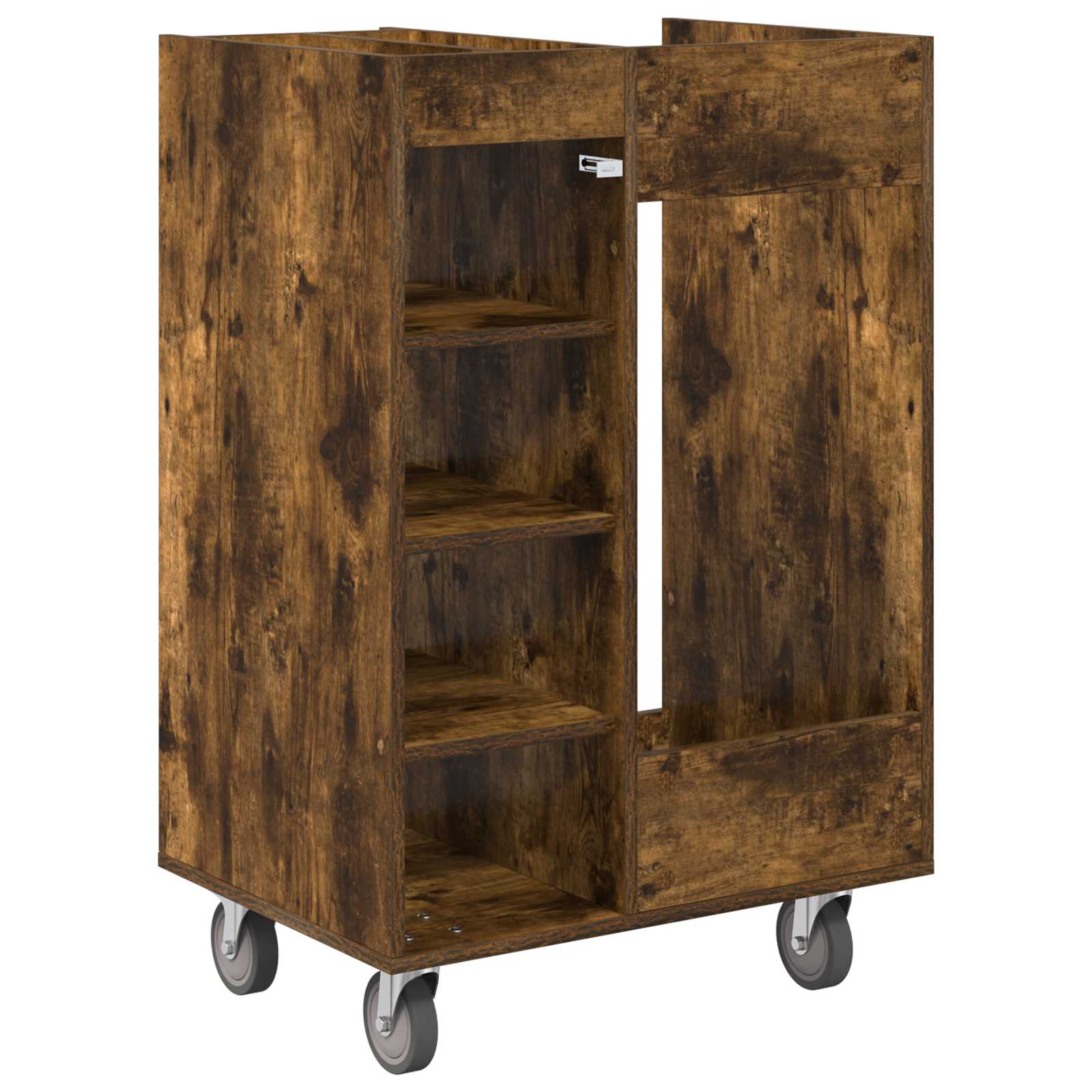 Armadio per Golf con ruota Rovere fumé 65 x 45 x 98 cm