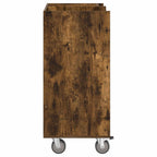 Armadio per Golf con ruota Rovere fumé 65 x 45 x 98 cm