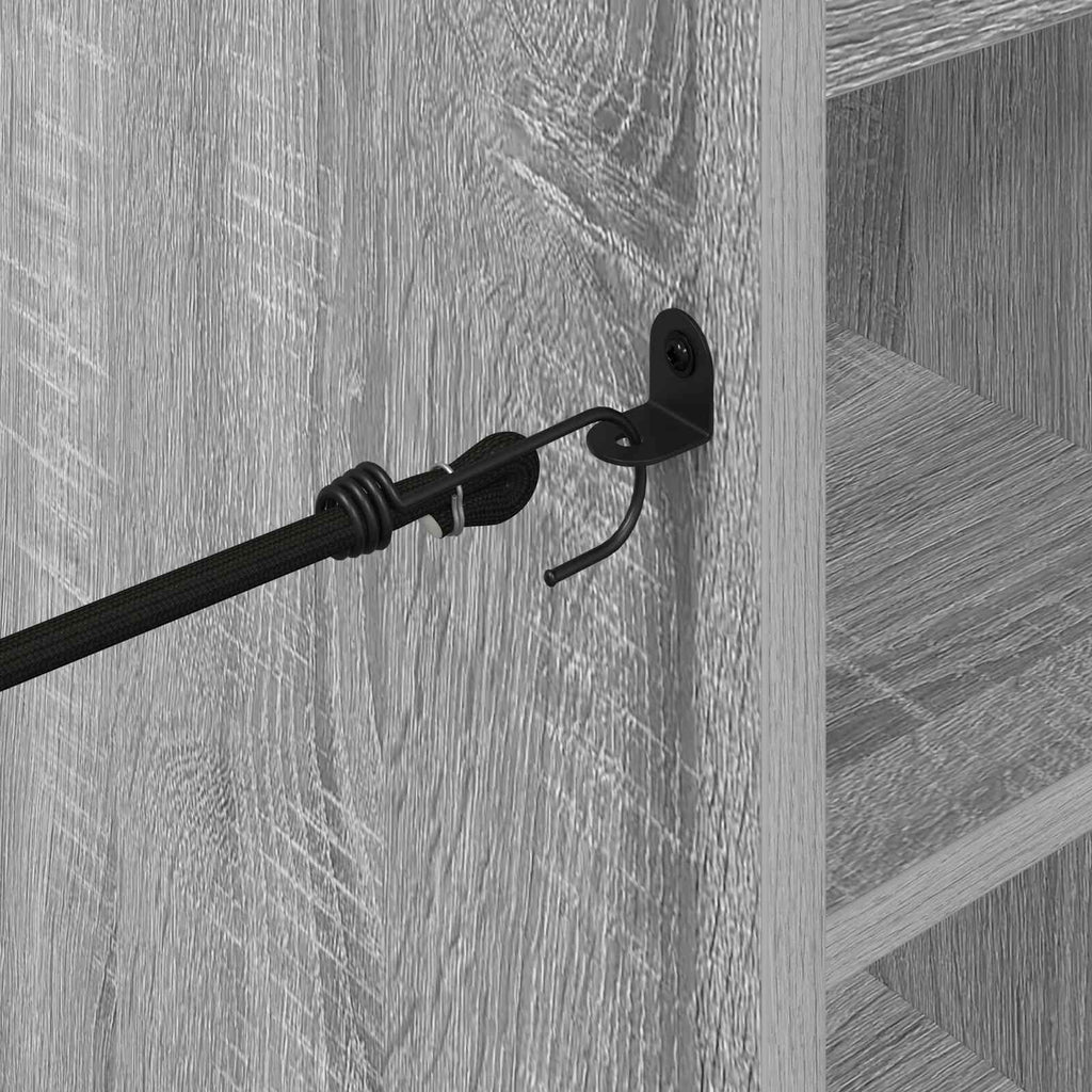 Armadio per Golf con ruota Grigio Sonoma 65 x 45 x 98 cm